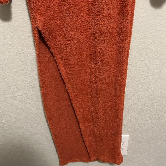 Cristy Cozy Maxi Dress-Rust Color - Picture 8 of 9